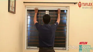 How to install Mosquito rolling window @welltechsystemshydereabad