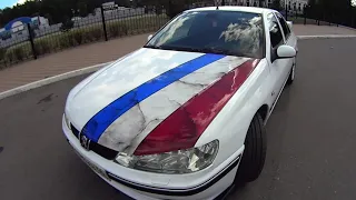 Финал покраски Peugeot 406