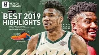 Giannis Antetokounmpo BEST MVP Highlights & Moments from 2018-19 NBA Season! BEAST! (LAST Part 3)