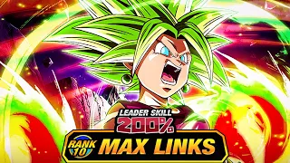 200% LEADER SKILL BUFF! LEVEL 10 LINKS 100% EZA PHY SSJ2 KEFLA! (DBZ: Dokkan Battle)