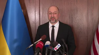 18.04.2024 Брифінг Д.Шмигаля за підсумками візиту до США (м. Вашингтон)