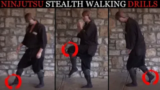 Ninja Stealth Walking Training Drills | Stealth vs. Silence | Ninjutsu Martial Arts Techniques