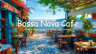 Bossa Nova Paradise - Escape to a Seaside with Calming Ocean Sounds and Serene Cafe Ambiance