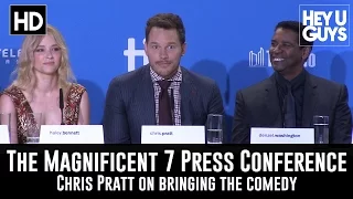 Chris Pratt on Bringing Comedy to The Magnificent Seven (TIFF 2016)