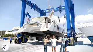 CATAMARAN HAUL OUT in GREECE 🇬🇷 (Ep 241)