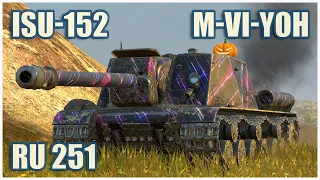 ISU-152, Ru 251 & M-VI-Yoh • WoT Blitz Gameplay