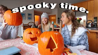 a spooky season FALL vlog