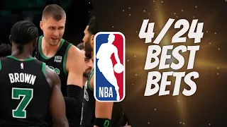 Best NBA Player Prop Picks, Bets, Parlays, Predictions for Today Wednesday April 24th 4/24