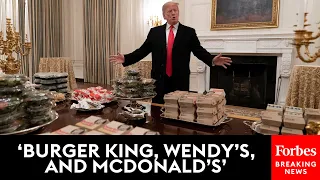 FLASHBACK: Trump Famously Serves McDonald's And Burger King Food To Champion Athletes