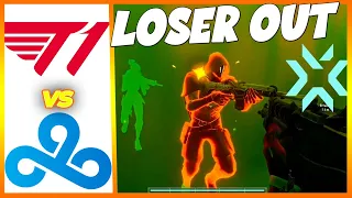 LOSER OUT! T1 vs CLOUD9 HIGHLIGHTS - VCT Challengers 3 NA VALORANT