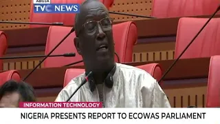 Nigeria presents Information technology report to ECOWAS Parliament