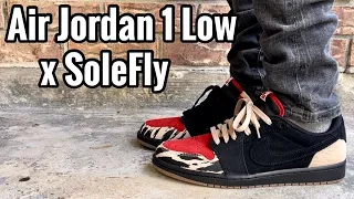 Air Jordan 1 Low x SoleFly “Carnivore” Review & On Feet