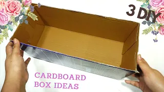 3 Diy Cardboard Basket Storage Ideas | Diy Cardboard Box