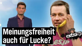 Lucke darf nicht reden - wegen der Meinungsfreiheit | extra 3 | NDR