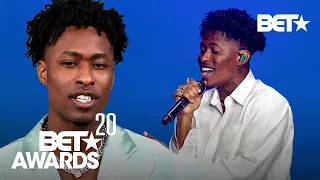 Singer Lucky Daye Describes His Transition From Behind The Pen To Front Stage | BET Awards 20