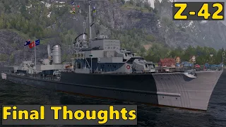 Z-42 - Review - T10 Steel Destroyer | World of Warships