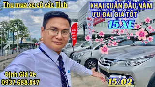 Khai Xuân Đầu Năm, Ưu đãi Giá 15 xe ô tô cũ tại Toyota Tân Cảng | Thu mua ô tô cũ các Tỉnh, Sài Gòn