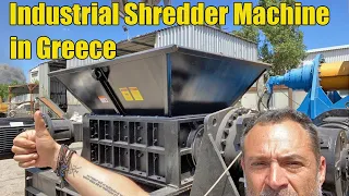 Industrial Shredder Machine in Greece