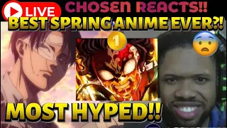 Top 10 Most Anticipated Anime of Spring 2023 (AMERICAN REACTS) #reaction #funny