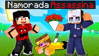 ENCONTRO com uma GAROTA ASSASSINA no Minecraft