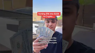 Turning $1k into $50k in Crypto Live…