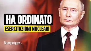 Putin ordina esercitazioni su armi nucleari tattiche vicino all’Ucraina