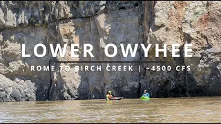 Lower Owyhee Canyon - Owyhee River | Rome to Birch | ~4500 CFS