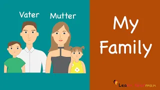 Learn German | German Speaking | Meine Familie | My Family | Sprechen - A1