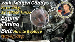 VW Caddy Engine Timing Belt how to replace