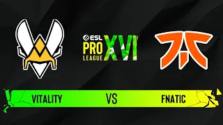 Vitality vs. fnatic - Map 3 [Mirage] - ESL Pro League Season 16 - Group A