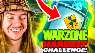 THE SOLO NUKE... I DID IT! (HARDEST WARZONE CHALLENGE)