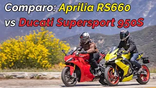 2021 Aprilia RS660 vs. Ducati Supersport 950S