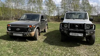 Suzuki Jimny и Нива 4×4 Легенда