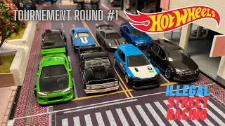 ILLEGAL Street Racing tournament Round One, Race 3 & 4 Hot Wheels