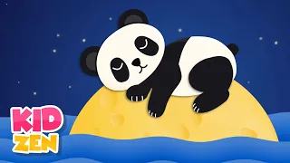 10 Hours of Relaxing Baby Music: Panda on the Moon | Piano Music for Kids and Babies