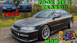 Building Turbo CD5 Honda Accord in 12 Minutes *Insane Transformation* (5k Subscriber Video)