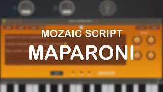 Maparoni - Mozaic midi remap script for Note and CC values