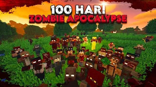 100 Hari Minecraft Hardcore Tapi Zombie Apocalypse (Part 1)