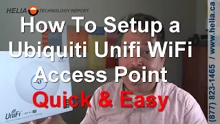 How To Setup and Configure UBNT Ubiquiti Unifi Wifi Access Points