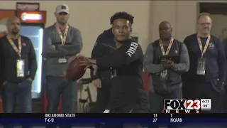 VIDEO - Kyler Murray shines at OU pro day