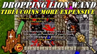 DROPPING LION WAND, TIBIA COINS MORE EXPENSIVE, TOP SWORD DEAD AGAIN, #GWTIBIA