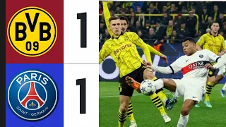 Dortmund vs PSG 1-1 Highlights & Goal  UEFA Champions League 2023/24