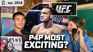 204 - UFC P4P Most Exciting Fighters Tier List, The Blaydes vs Almeida Card Is Absolutely Loaded