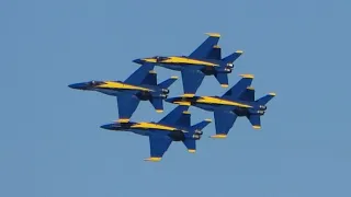 US Navy Blue Angels Full Performance California Capital Airshow Oct 5, 2019