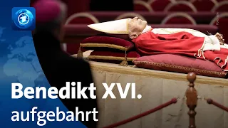 Trauer um Benedikt XVI.: Abschied von emeritierten Papst im Petersdom