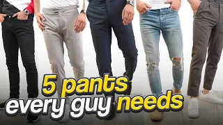 5 Pants EVERY Guy NEEDS in His Closet in 2022
