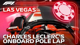 Charles Leclerc's Pole Lap | 2023 Las Vegas Grand Prix | Pirelli