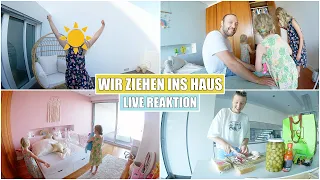 Live Reaktion der Kinder 😭 Wir ziehen in unser neues Zuhause | Isabeau