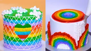 Most Beautiful Rainbow Cake Decorating Videos | Extreme Cake