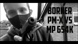 BORNER PM-X VS MP 654K | СРАВНЕНИЕ ПНЕВМАТИЧЕСКИХ ПИСТОЛЕТОВ МАКАРОВА